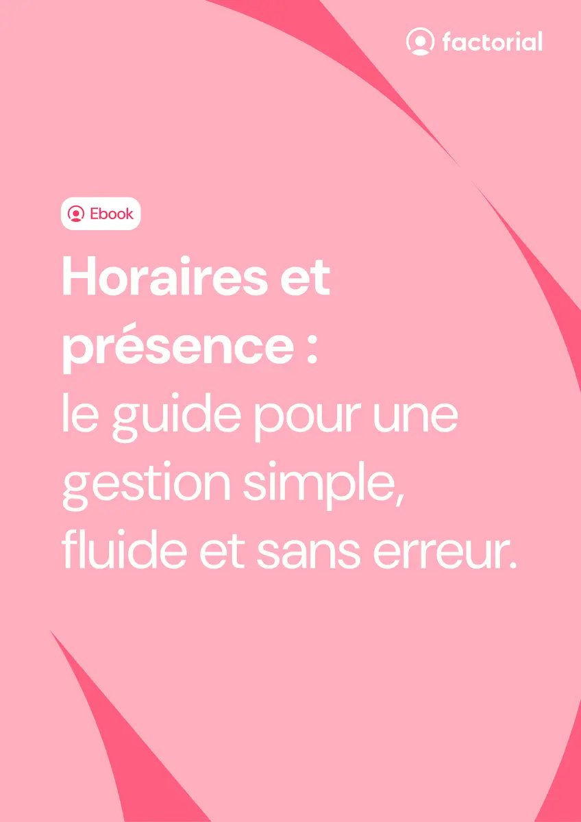 E-book - Horaires et présence